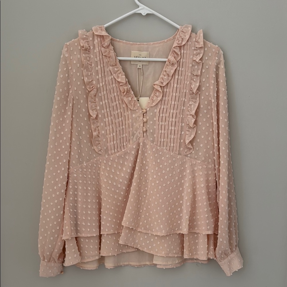 Sézane Mirta Blouse - Nude